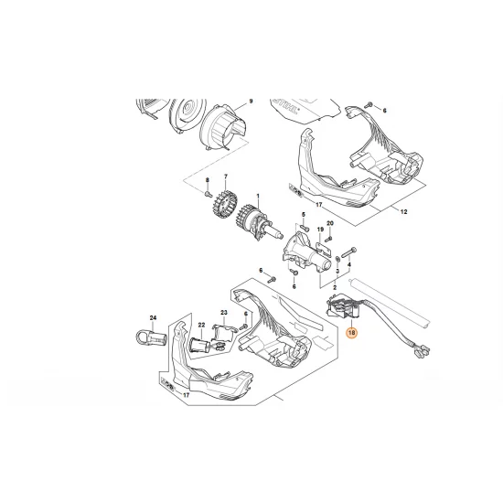 STIHL  Moduł elektroniczny 4867 430 1440